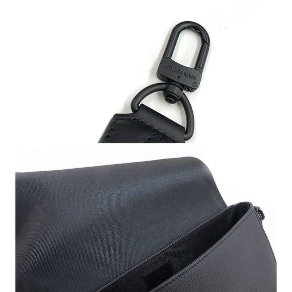 Louis Vuitton Messenger Shoulder Bag Leather Black - Picture 7 of 8